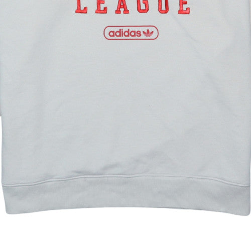 Adidas Women Beige Athletic League Crew Neck Sweatshirt Size 18