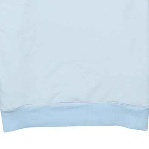 Fila Womens Light Blue Crew Neck Pullover Sweatshirt Size L