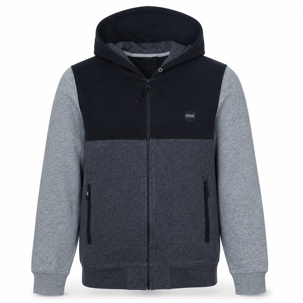 Oakley Men’s Grey Full Zip Hoodie Fleece Medium Regular Fit