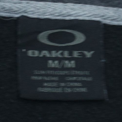 Oakley Men’s Grey Full Zip Hoodie Fleece Medium Regular Fit