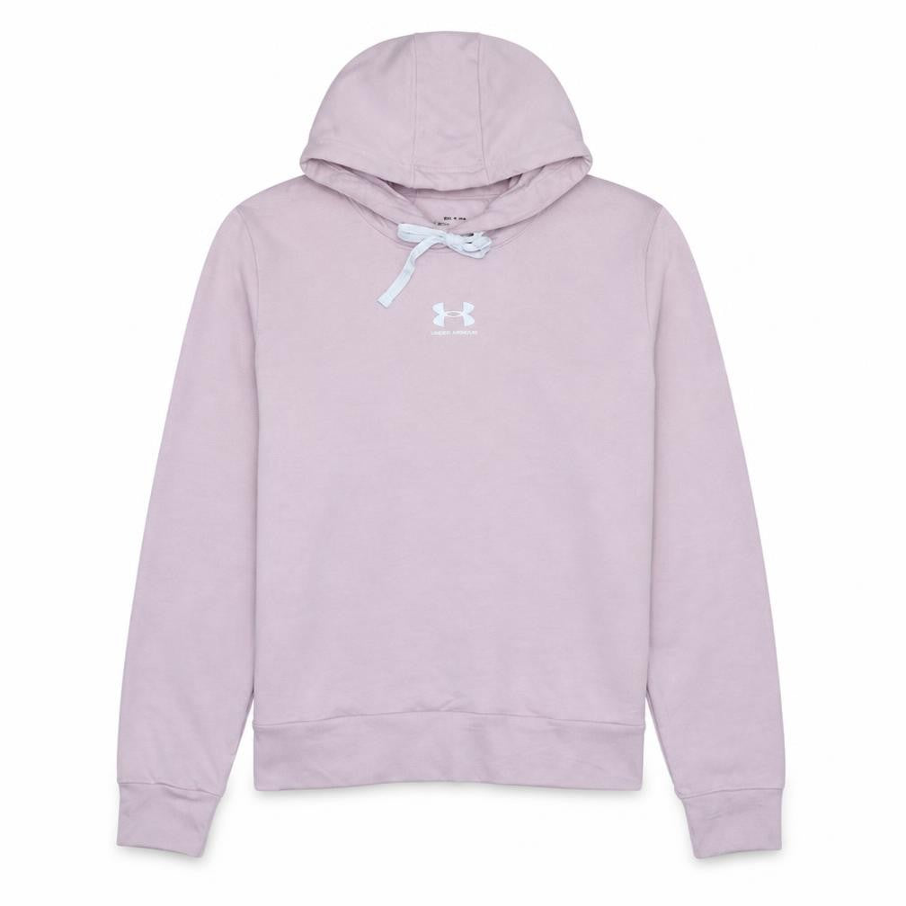 Under Armour Women Pink Small Pullover Hoodie Relaxed Fit Sportswear