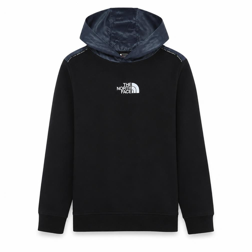 The North Face Boys Black XL Hoodie Pullover Fleece Cotton Blend