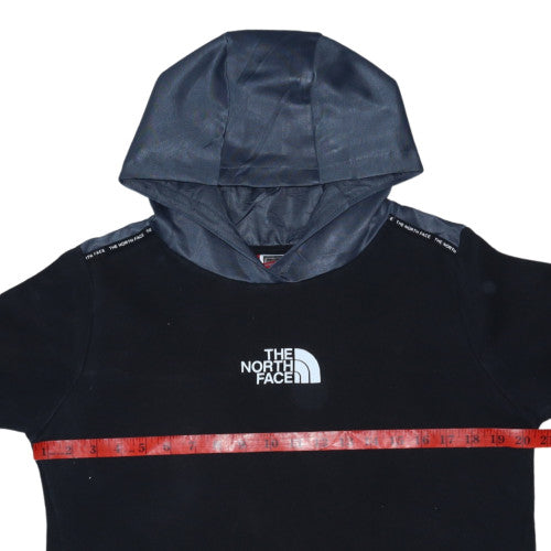 The North Face Boys Black XL Hoodie Pullover Fleece Cotton Blend