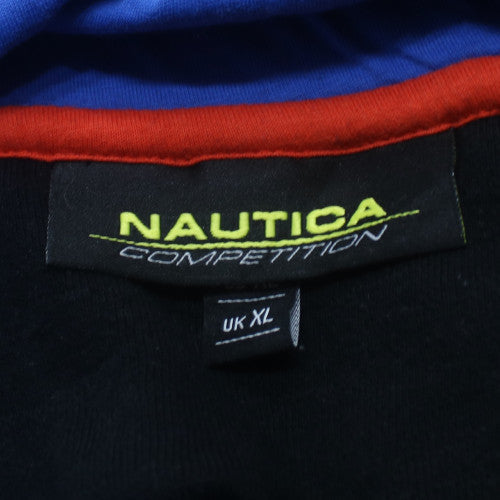 Nautica Competition Men's Black XL Pullover Hoodie with Embroidered Logo
