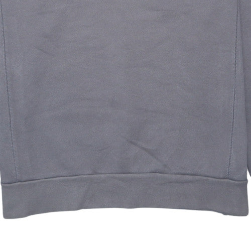 Nike Mens Grey Crew Neck Pullover Sweatshirt L Sports Fleece
