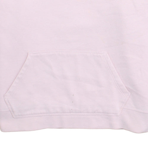 Champion Women's Pink Pullover Hoodie L Fleece Logo Sweatshirt