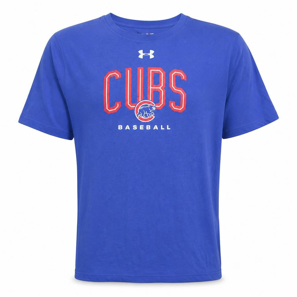 Under Armour Men’s Blue Cubs Baseball 2XL Crew Neck T-Shirt