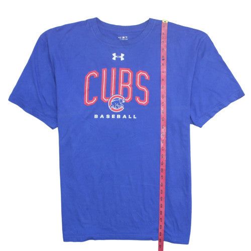 Under Armour Men’s Blue Cubs Baseball 2XL Crew Neck T-Shirt