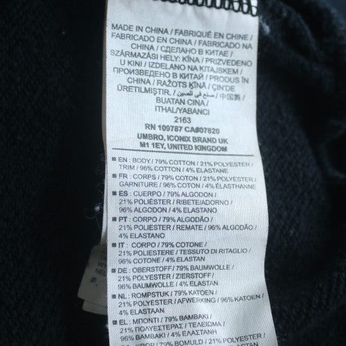 Umbro Womens Black Full Zip Hoodie XL Relaxed Fit Sportswear