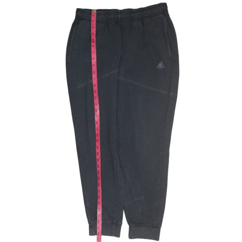 Adidas Men's Black Fleece Jogger Trousers Size M Regular Fit