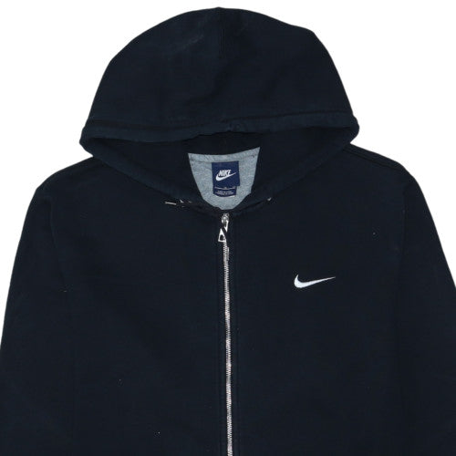 Nike Men’s Black Full Zip Fleece Hoodie Size L Regular Fit