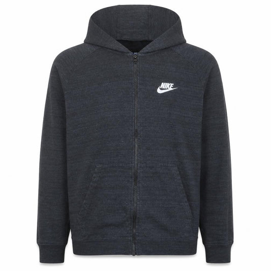 Nike Men's Black XL Full Zip Hooded Sweatshirt Hoodie