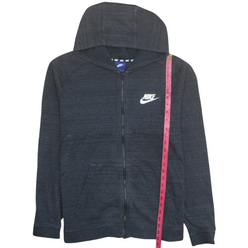 Nike Men's Black XL Full Zip Hooded Sweatshirt Hoodie