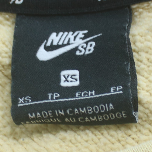 Nike SB Men's Beige XS Crew Neck Fleece Pullover Sweatshirt