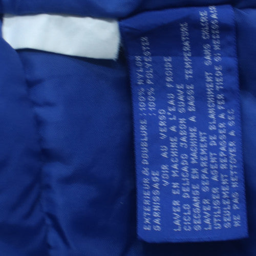Lacoste Sport Boys Blue Full Zip Hoodie Size Small Cotton Blend