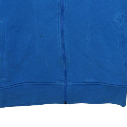 Lacoste Sport Boys Blue Full Zip Hoodie Size Small Cotton Blend