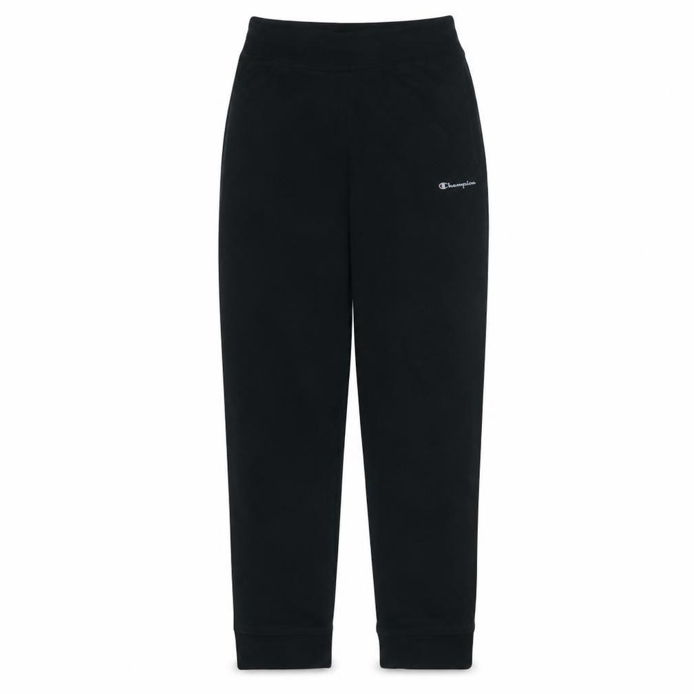 Front view of Champion boys’ black sweatpants l (11-12 years) fleece active trousers