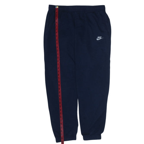 Nike Men's Blue Fleece Sweatpants XL Regular Fit Activewear