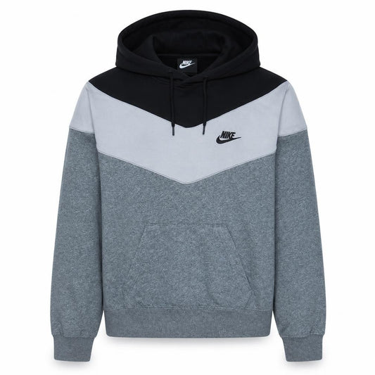 Nike Men's Grey Pullover Hoodie XS Regular Fit Logo Design