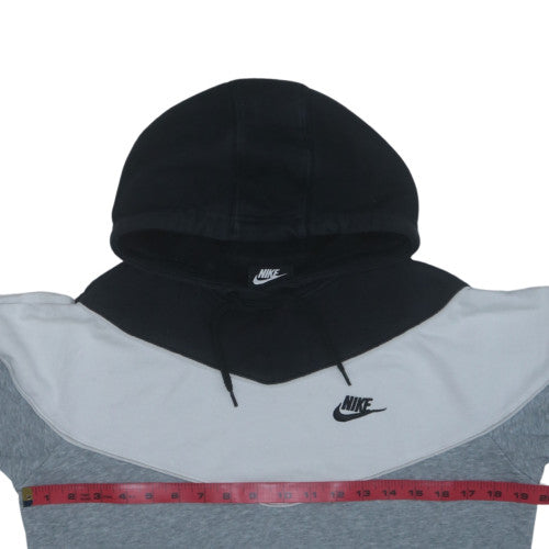 Nike Men's Grey Pullover Hoodie XS Regular Fit Logo Design
