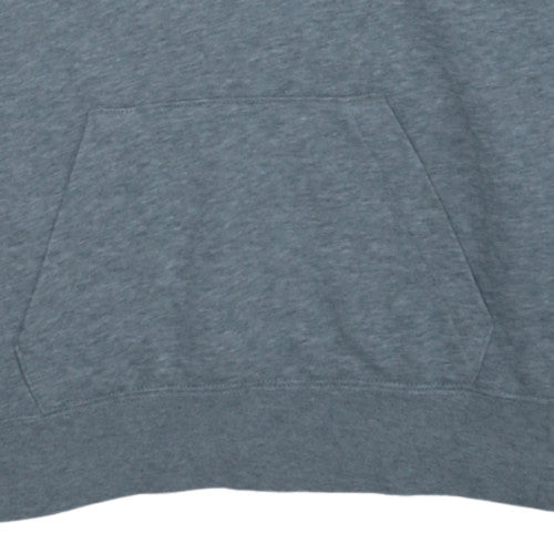 Nike Men's Grey Pullover Hoodie XS Regular Fit Logo Design