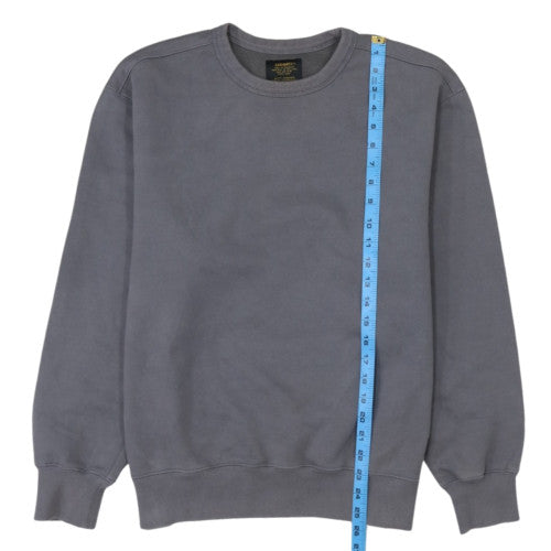 Carhartt Men Grey Sefton Sweatshirt M Crew Neck Cotton Blend
