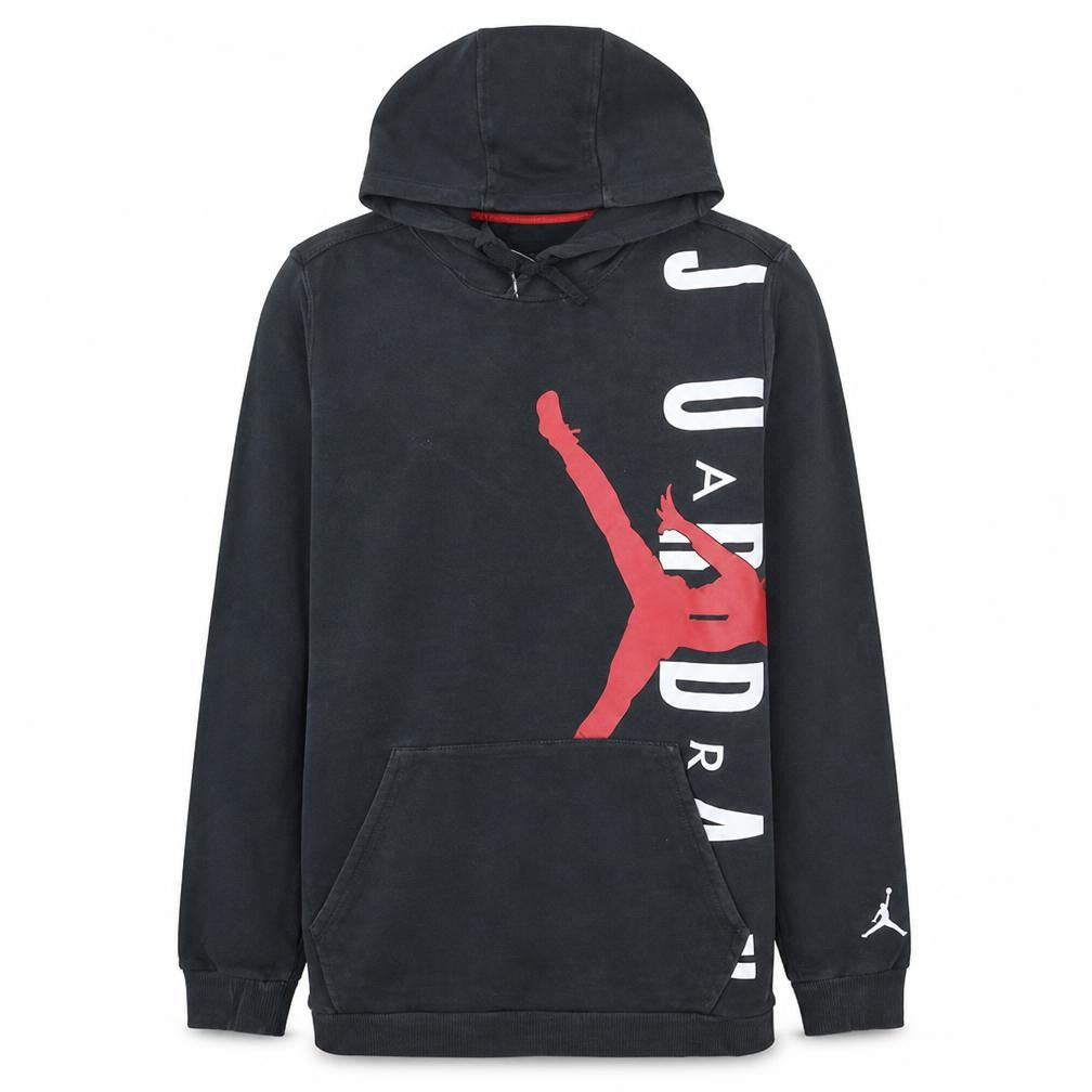 Jordan Men's Black Pullover Hoodie L Graphic Logo Sportswear