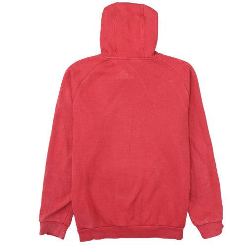 Adidas Men’s Red Pullover Hoodie Size L Sports Fleece