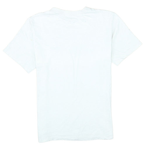Nike Men’s White Cotton Crew Neck Short Sleeve T-Shirt Size M