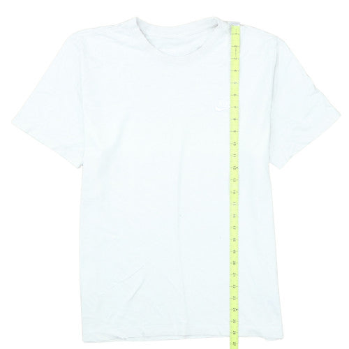 Nike Men’s White Cotton Crew Neck Short Sleeve T-Shirt Size M