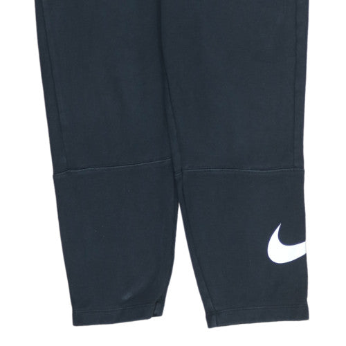 Nike Men's Black Jogger Trousers M Regular Fit Cotton Blend Activewear