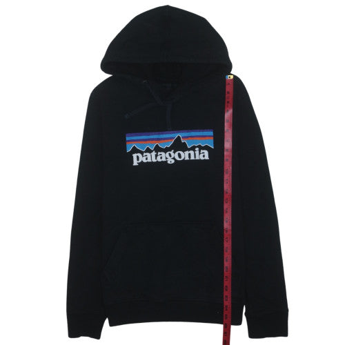 Patagonia Men’s Black Pullover Hoodie Regular Fit M Outdoor Fleece