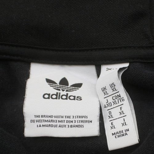 Adidas Men's Black XL Full Zip Hoodie Sweatshirt with Hood