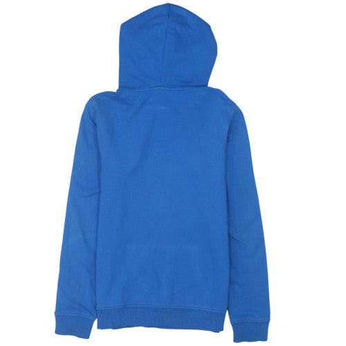 The North Face Boys Blue XL Pullover Hoodie 100% Cotton Logo Print