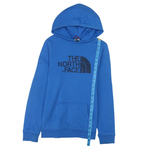 The North Face Boys Blue XL Pullover Hoodie 100% Cotton Logo Print