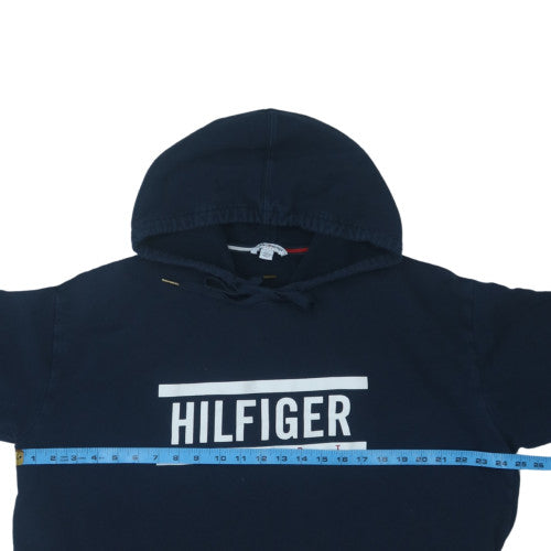 Tommy Hilfiger Sport Womens Navy Hoodie XXL Relaxed Fit Cotton