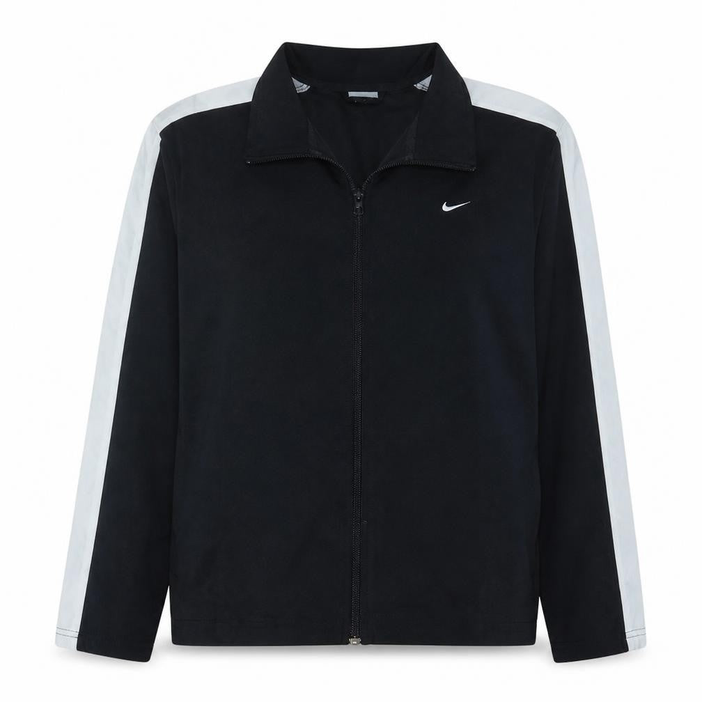 Nike Womens Black Full Zip Sweatshirt L 12-14 Polyester Sportswear