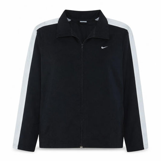 Nike Womens Black Full Zip Sweatshirt L 12-14 Polyester Sportswear