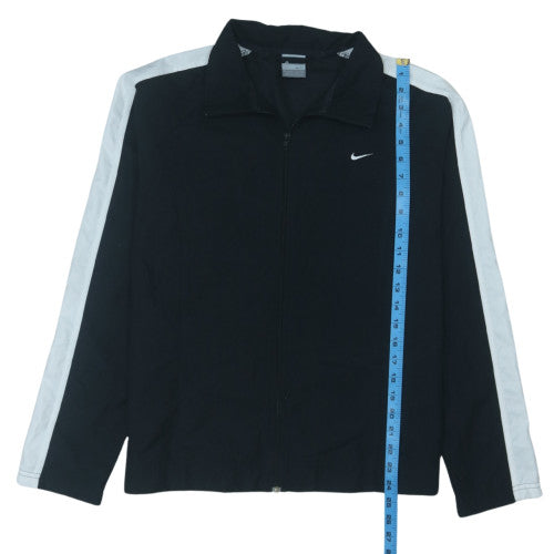 Nike Womens Black Full Zip Sweatshirt L 12-14 Polyester Sportswear