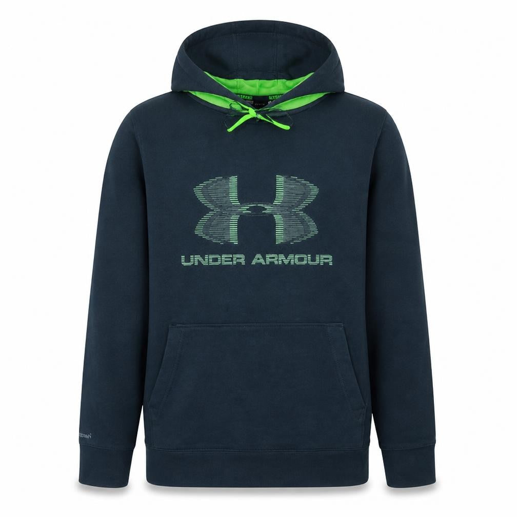 Under Armour Men's Blue Medium Pullover Hoodie with Logo