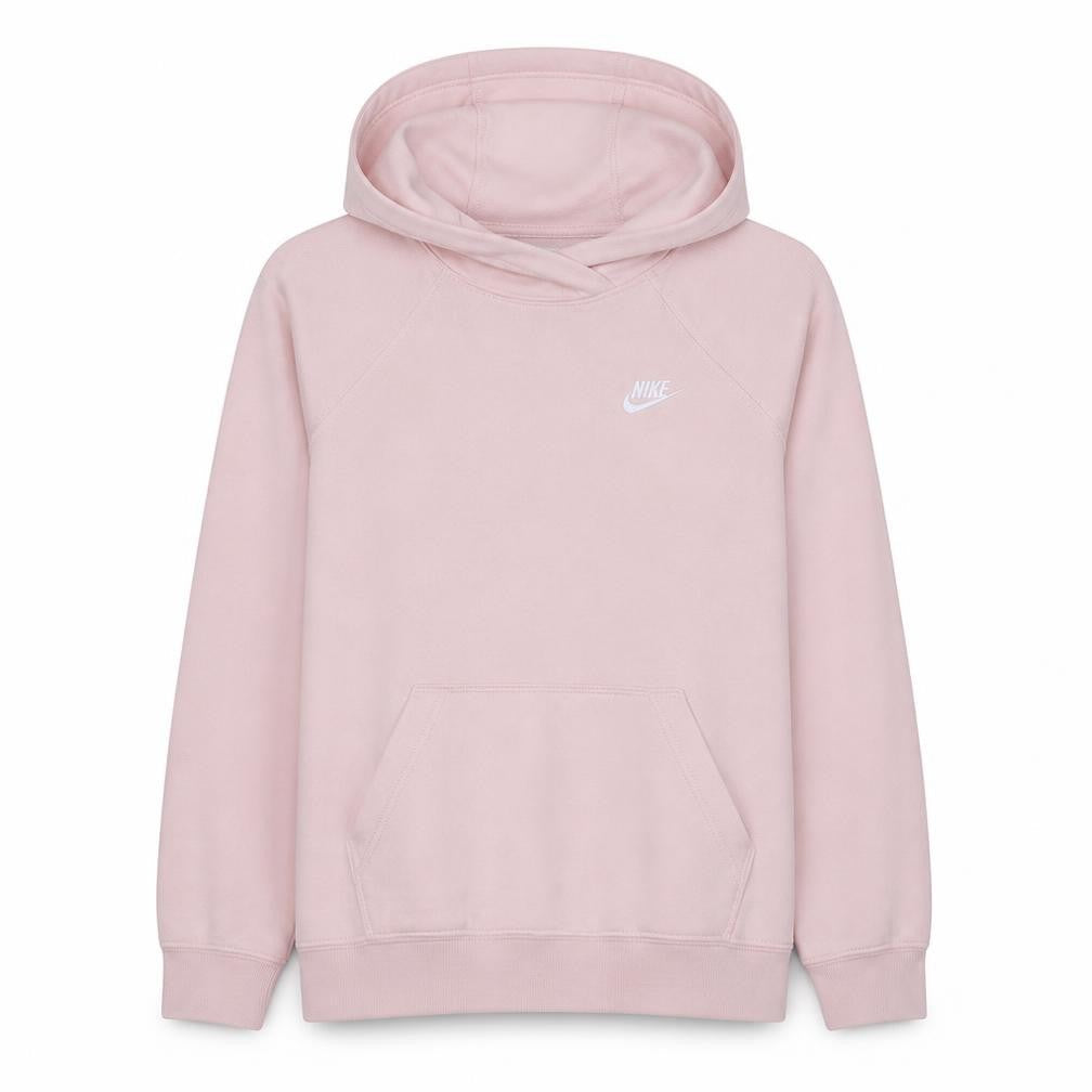 Nike Womens Pink Pullover Hoodie Medium Cotton Blend Casual