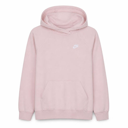 Nike Womens Pink Pullover Hoodie Medium Cotton Blend Casual