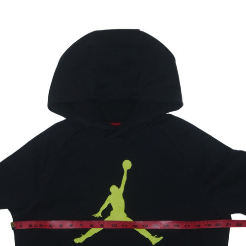 Nike Jordan Men's Black Hoodie M Pullover Graphic Logo Sportswear