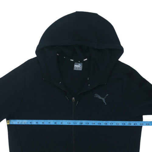 Puma Men's Black Full Zip Hoodie Size L Fleece Sportswear