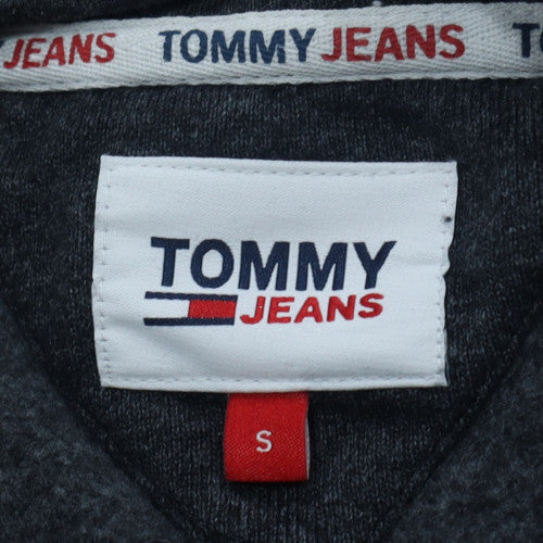 Tommy Jeans Men’s Black Small Pullover Hoodie with Logo