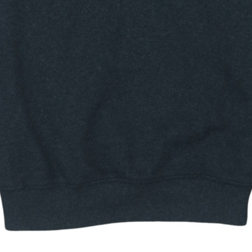 Tommy Jeans Men’s Black Small Pullover Hoodie with Logo