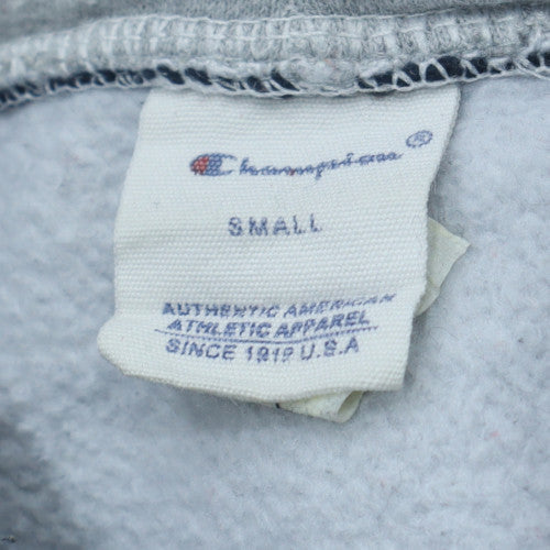 Champion Mens Grey Colourblock Pullover Hoodie Small