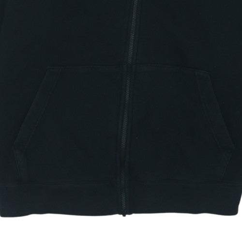 Nike Men's Black Full Zip Fleece Hoodie 2XL Regular Fit