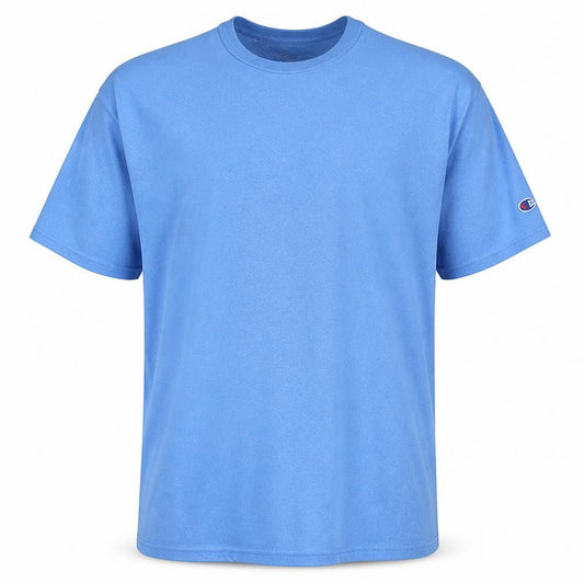 Champion Men's Blue 2XL Crew Neck Cotton T-Shirt