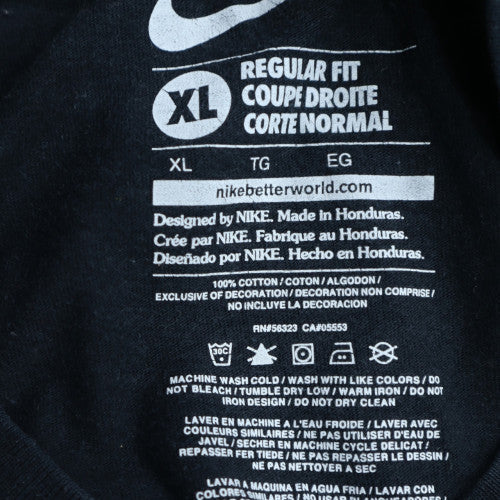 Nike Mens Black XL CP3 Jordan Graphic Regular Fit T-Shirt
